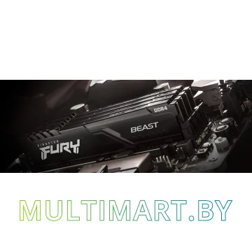 Оперативная память Kingston FURY Beast 2x32GB DDR4 PC4-25600 (KF432C16BBK2/64) картинка 3
